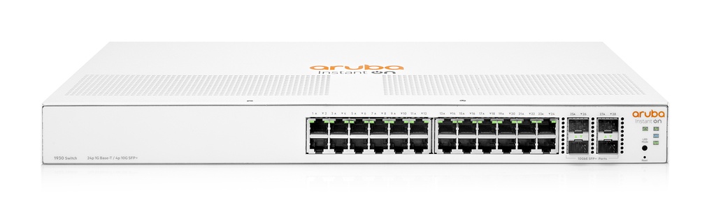 Aruba Instant On 1930 24 Port Gigabit Managed Switch with 4 port 10Gb SFP+