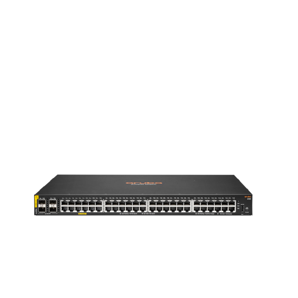 Aruba 6100 48G Class4 PoE 4SFP+ 370W Switch