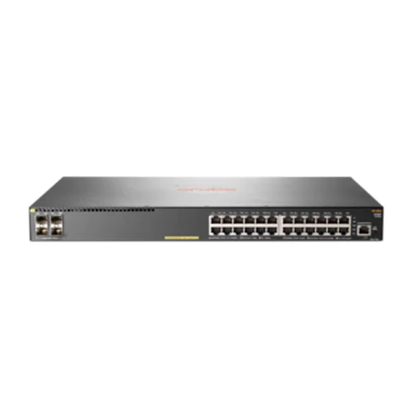 Aruba 2930F 24 Port PoE+ (370W) Gigabit Managed Network Switch with 4 Port SFP+