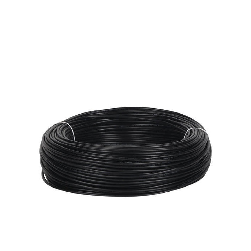 Wiring Cable - 1C x 6sqmm (7/1.04mm) Cu/PVC (Black) - 100m Coil