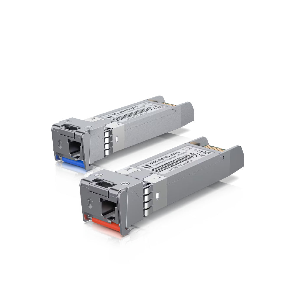 Ubiquiti 10 Gbps Bidirectional Single-Mode Optical SFP Module 2-pack (pair)