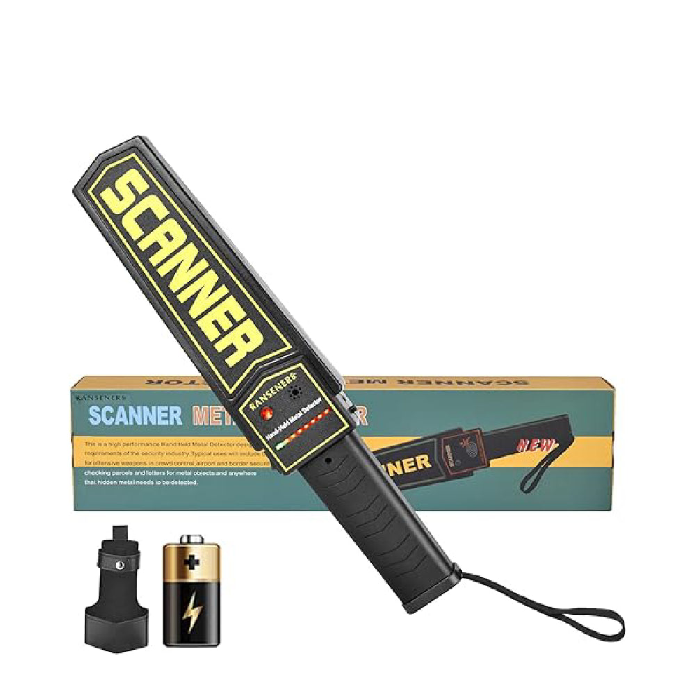 Handheld Metal Detector 9V Security Safety Bar