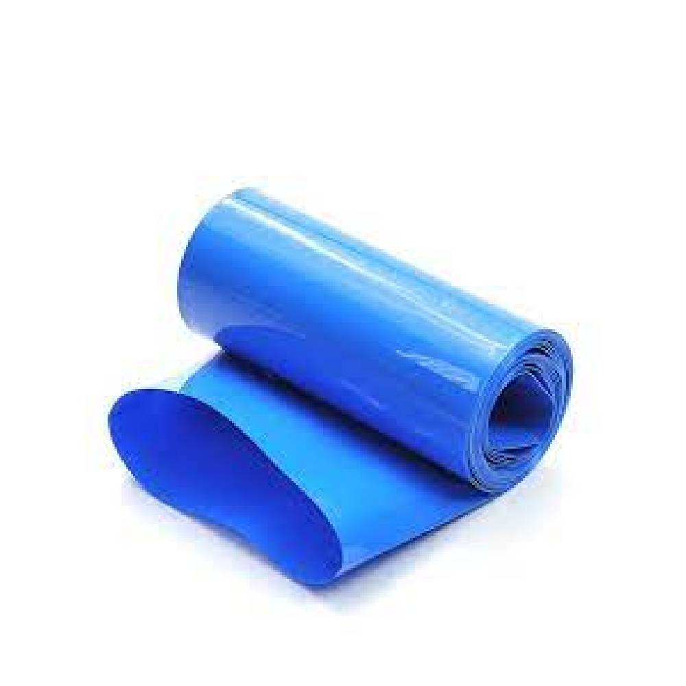 PVC Heat Shrink Wrap Tube Insulation - 70mm, Blue, 1M