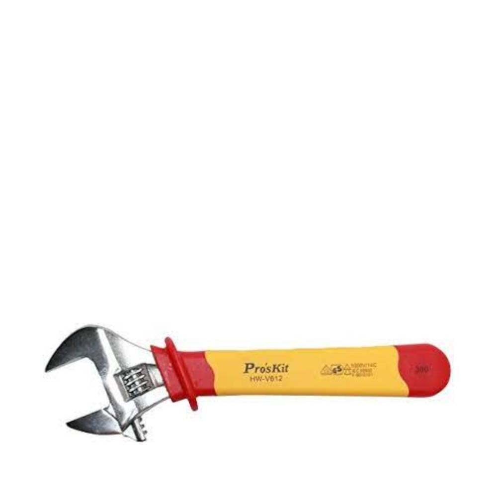 VDE 1000V Insulated 12" Adjustable Wrench