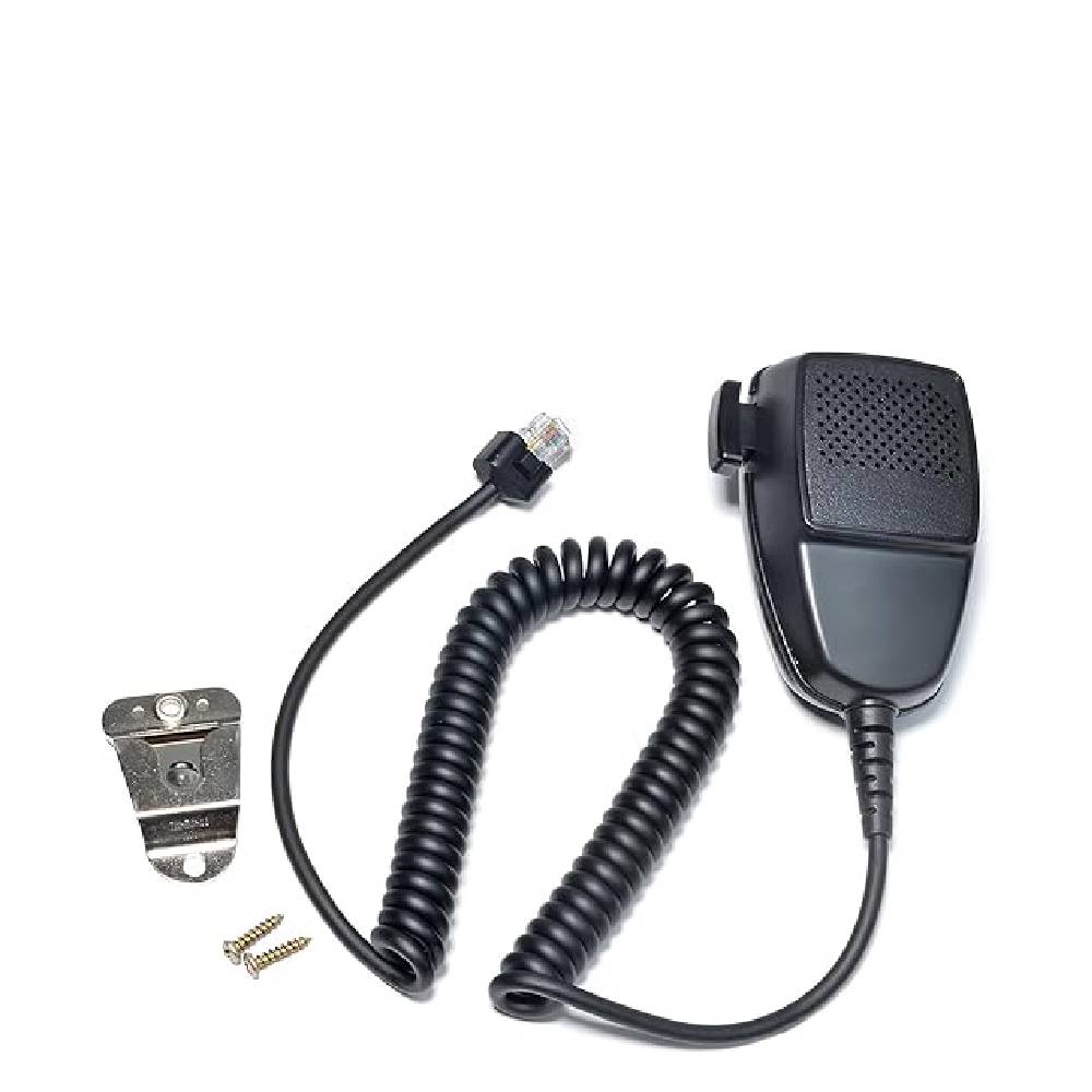 Compact RJ45 8-Pin Speaker Mic Microphone Handheld Speaker with Kevlar Reinforced Cable for UHF Radios