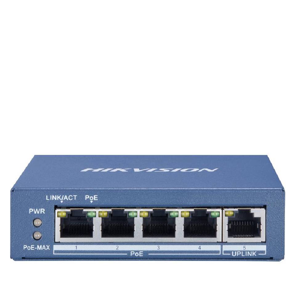 Hikvision 4 Port Gigabit Unmanaged POE Switch