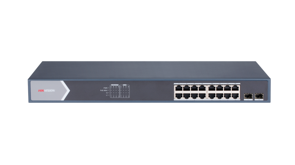 Hikvision 16 Port Gigabit Smart POE Switch