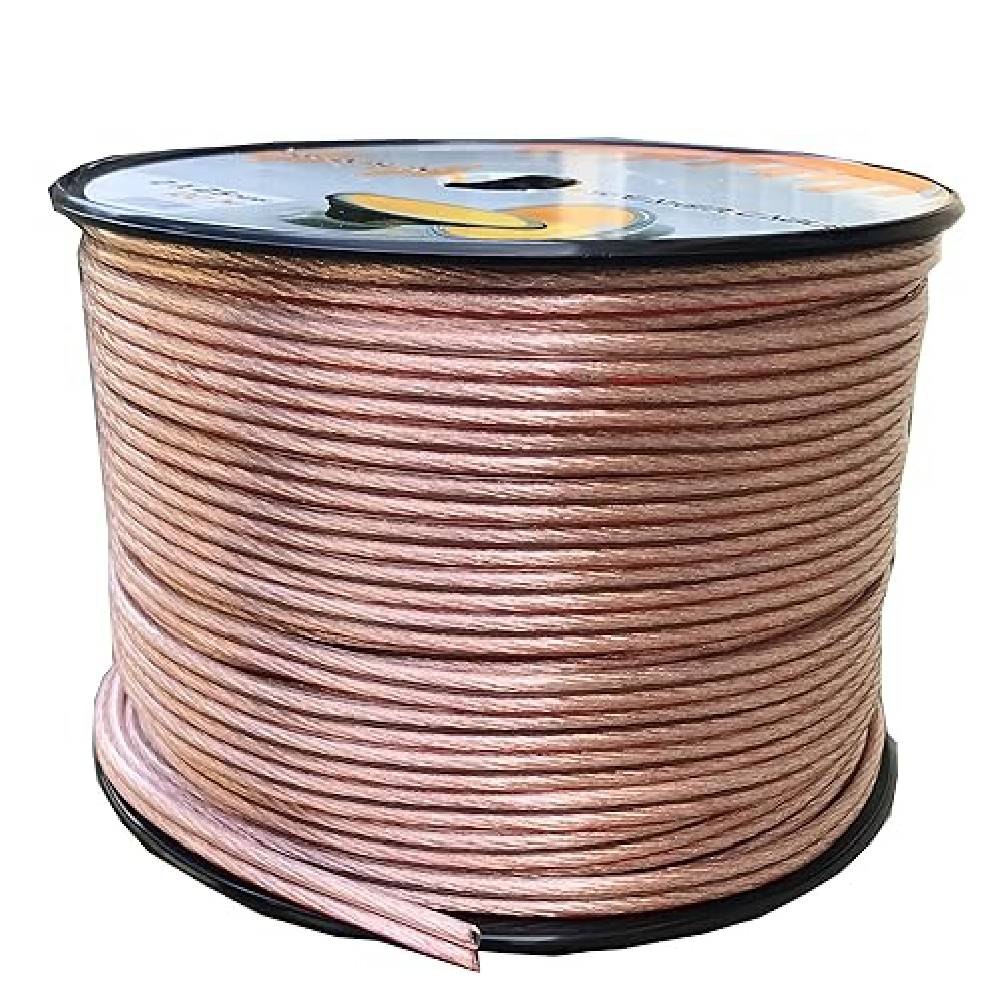 Shielded HIFI Speaker Wire (Flat Wine) 100m/Roll