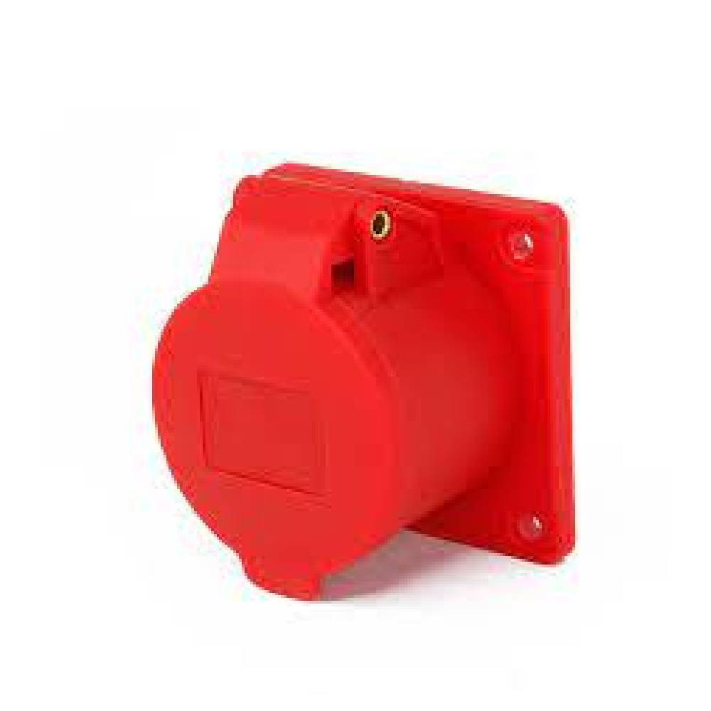 Waterproof Angled Industrial Socket 16A