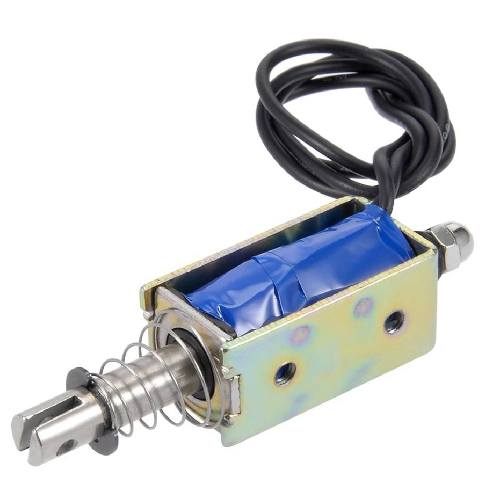 DC 12V 1A Push Pull Electromagnet Solenoid - 10mm