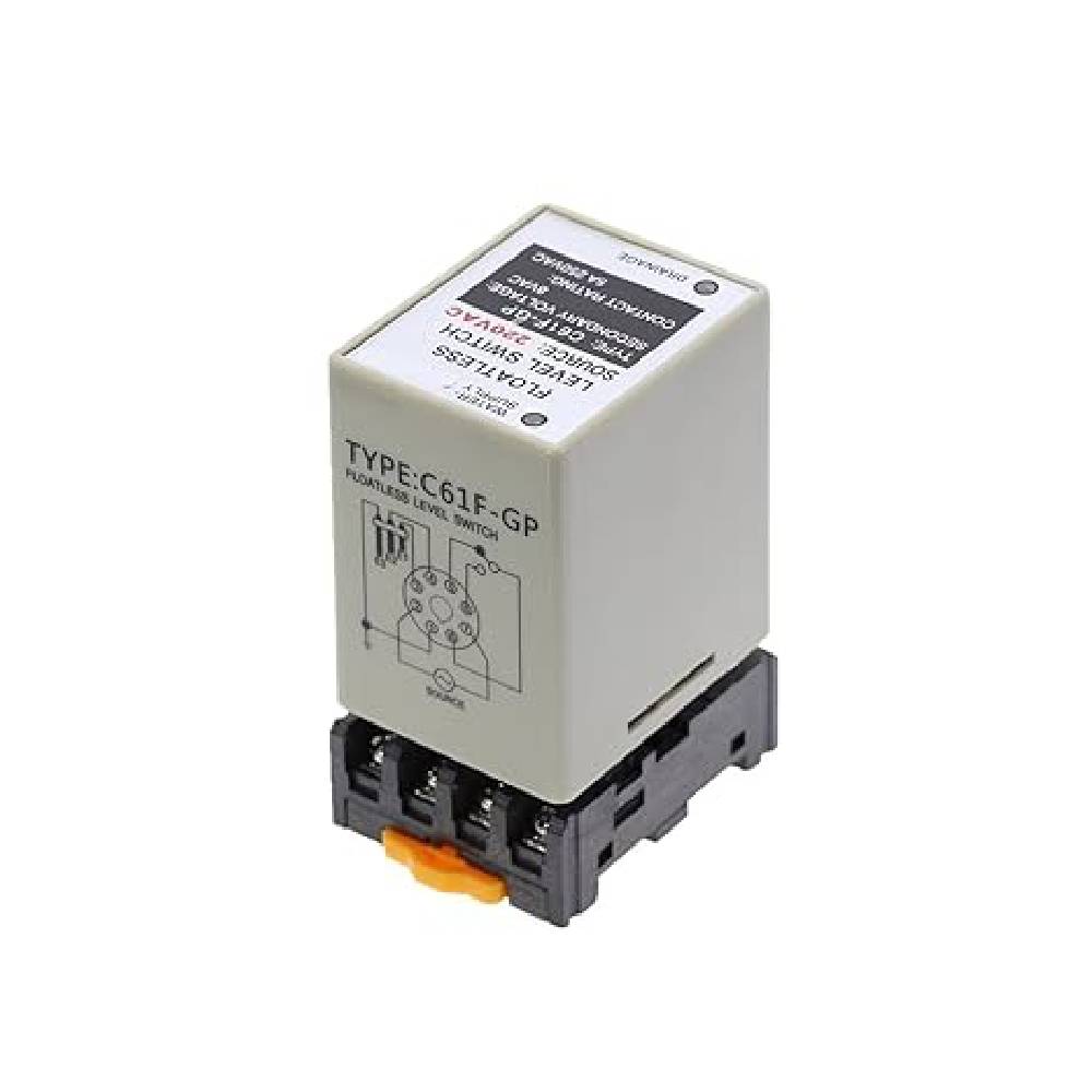 Floatless Time Level Relay Switch AC220V With Base