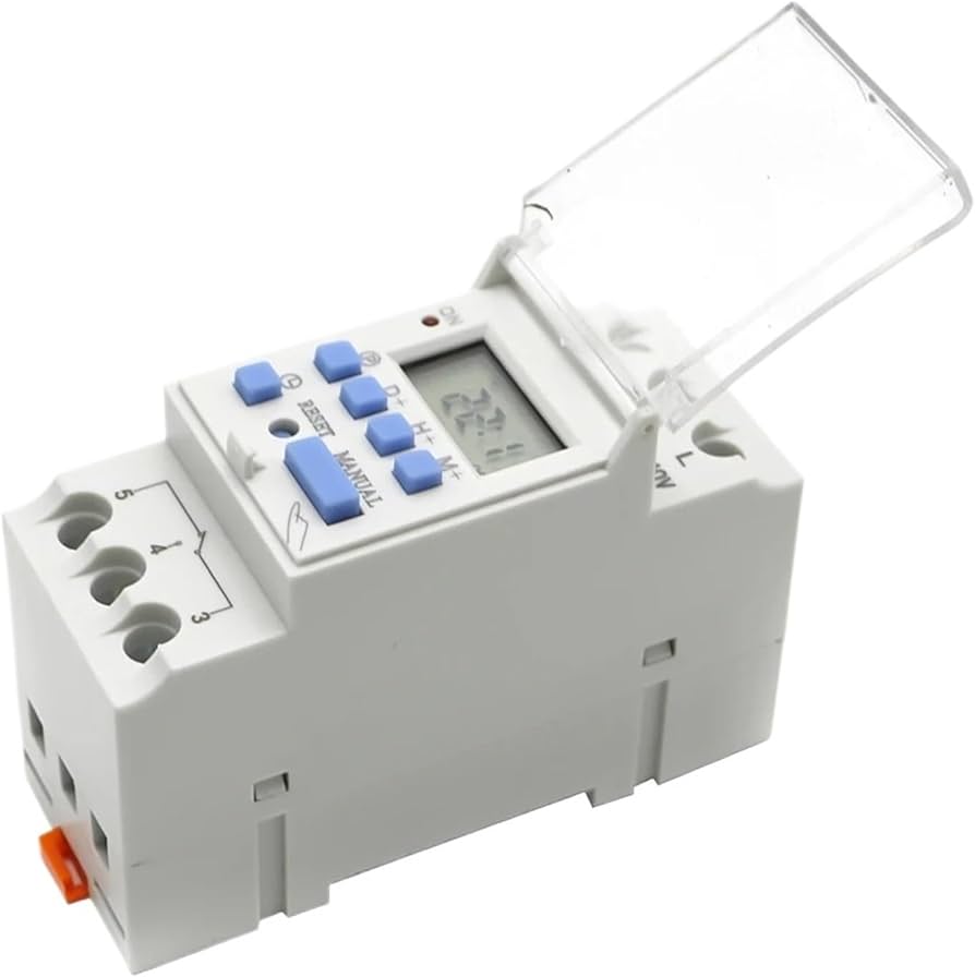 Programmable DIN Rail Timer Switch AC220V