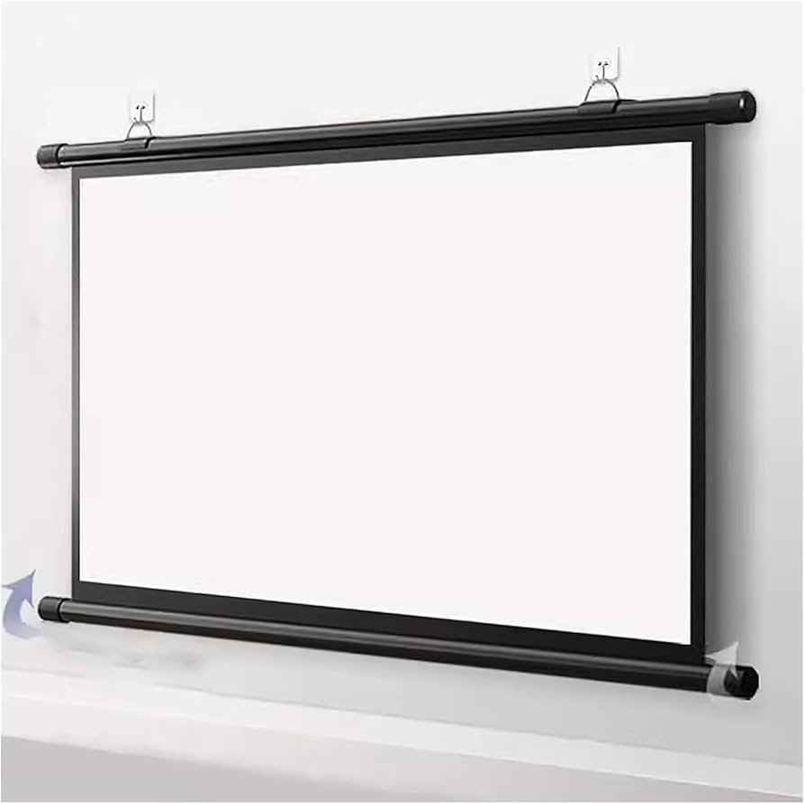 Electric Wall Mount Projection Screen-120”/16:9, 2.65x1.48m - Yellow