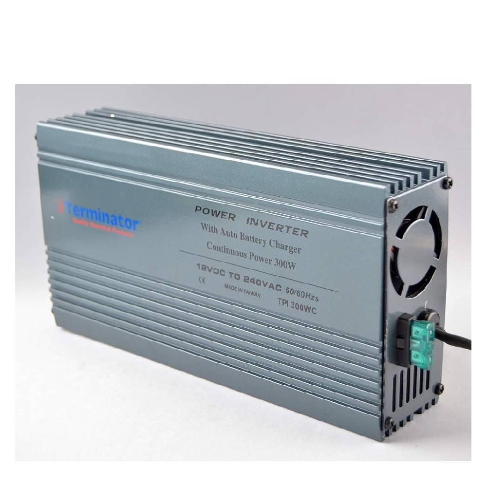 Terminator Power Inverter With Charger 300W