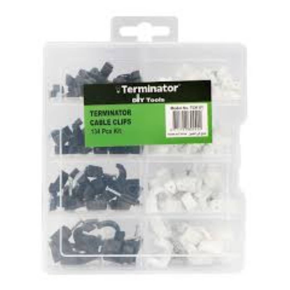 Terminator Cable Clip 134 Pcs Kit
