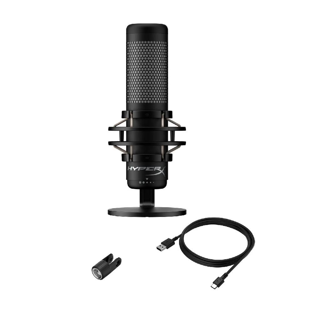 HyperX QuadCast S - USB Microphone (Blck-Grey)  - RGB Lighting