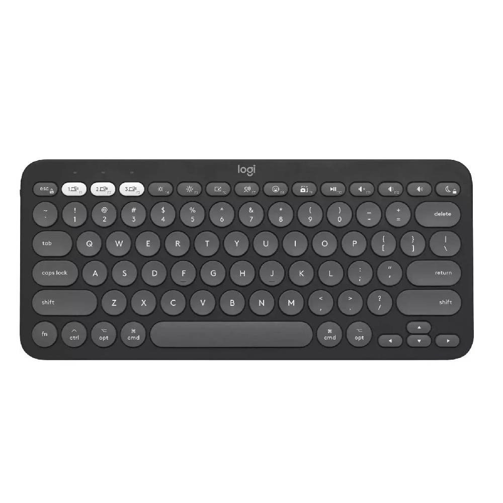 Logitech Wireless Pebble Keyboard With Bluetooth Compatibility