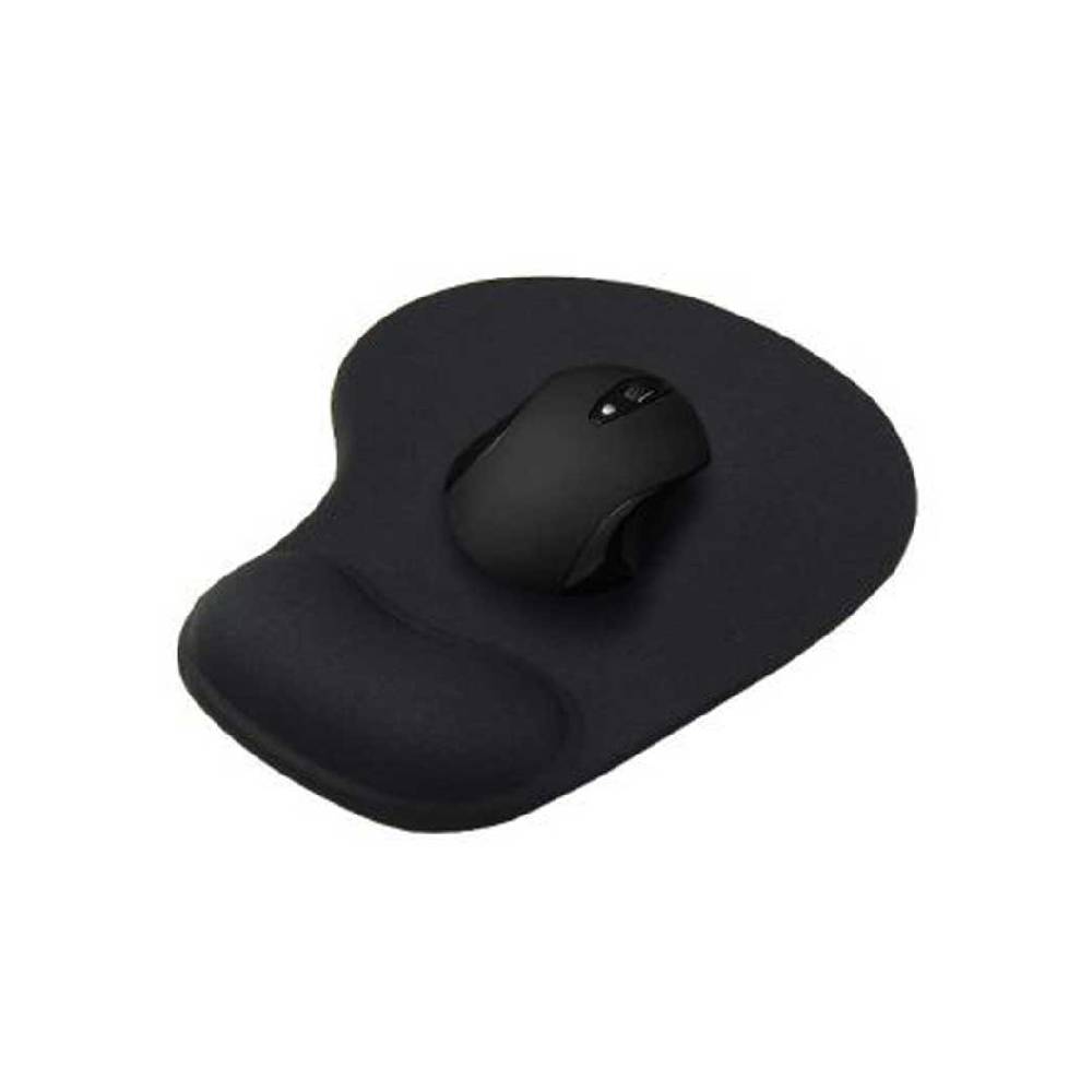 Ergonomic Gaming Desktop Mouse Pad Wrist Rest 200x270mm - Black