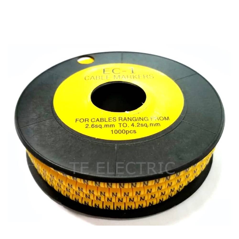 2.5mm Cable Marker E (1000pcs)
