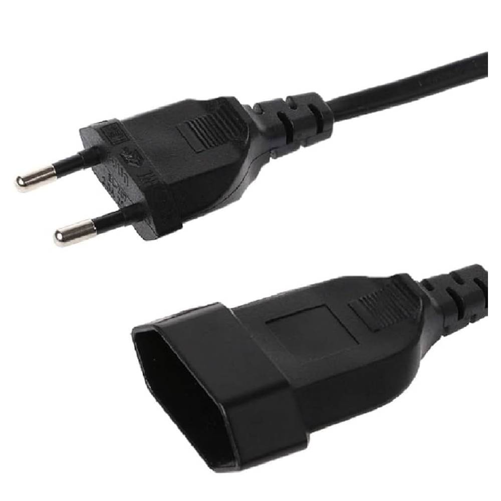 2-Pin EU Plug Power Extention Cable - 10ft