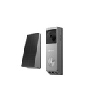 EZVIZ EP3x Pro 3MP/2K 32 GB eMMC Wireless Smart Solar Battery-Powered Dual-lens Video Doorbell