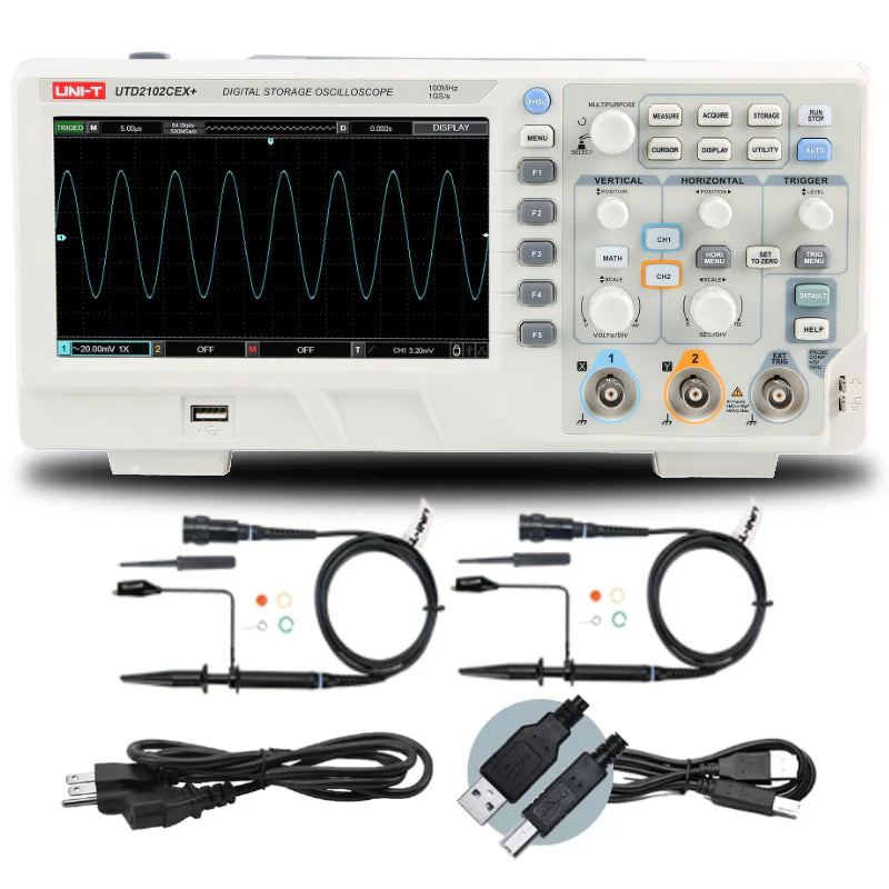 Uni-T Digital Oscilloscopes (100mhz band, 2 Channel)