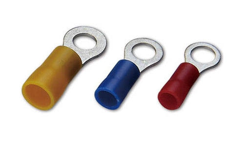 Insulated ring terminal 16-14 AWG M 5.5 - Red