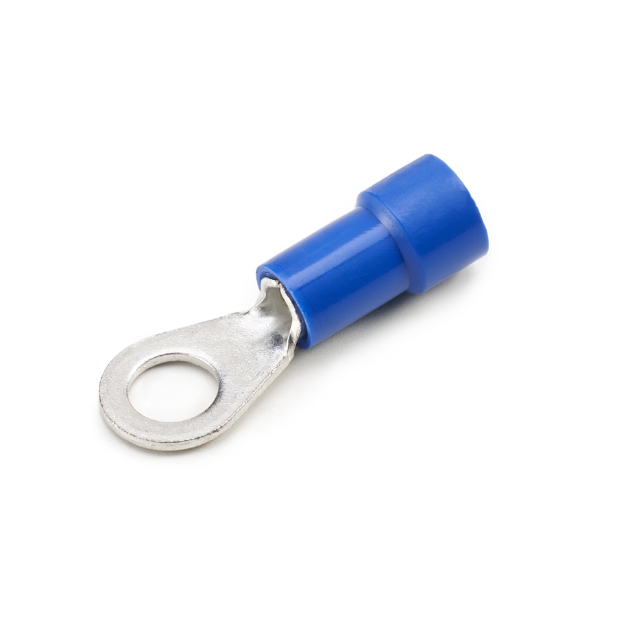Insulated ring terminal 12-10 AWG M 10 - Blue