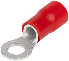 Insulated ring terminal 12-10 AWG M 12 - Red