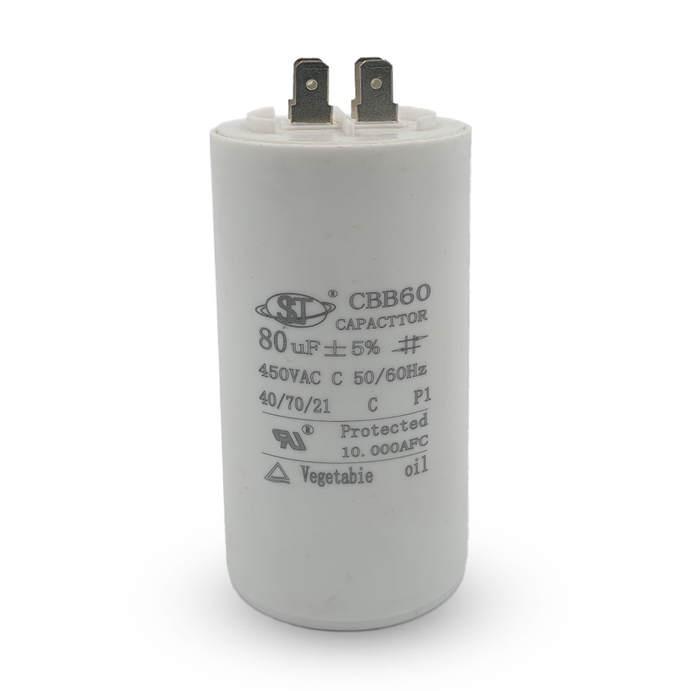 AC Capacitor 450V 80uF - 4-pin