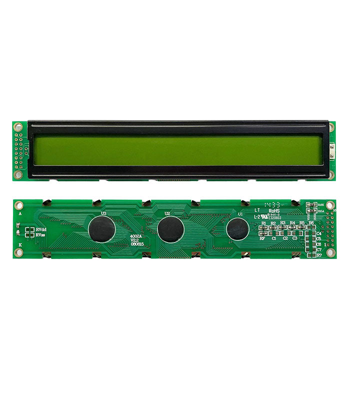 LCD Display Module Yellow Green Backlight-4002A