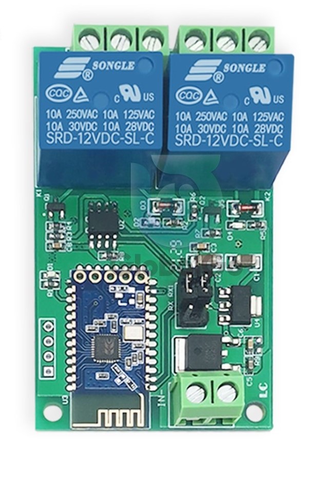 2-way Bluetooth Relay 12V Bluetooth APP IoT Module