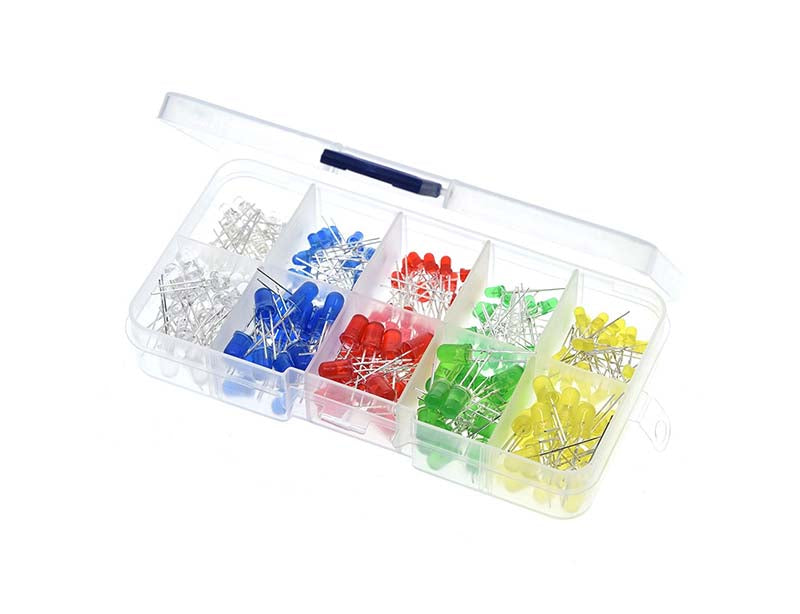 3mm & 5mm Led Lights Emitting Diodes Kit - 200PC