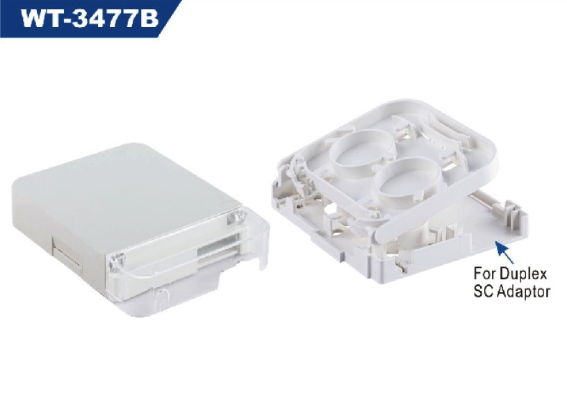 2 Core Outdoor fiber optic box without SC Adaptor