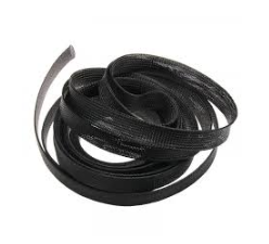 Nylon Expandable Cable Sleeving Roll - 4mm Black - 100m Roll