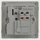 Terminator Wall Plate with One Universal Socket & One 2RP Socket with Switch and Indicators