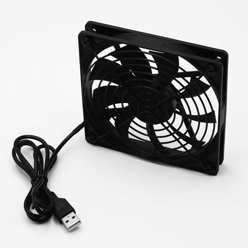 USB Fan with Fan Grills 80x80x25mm