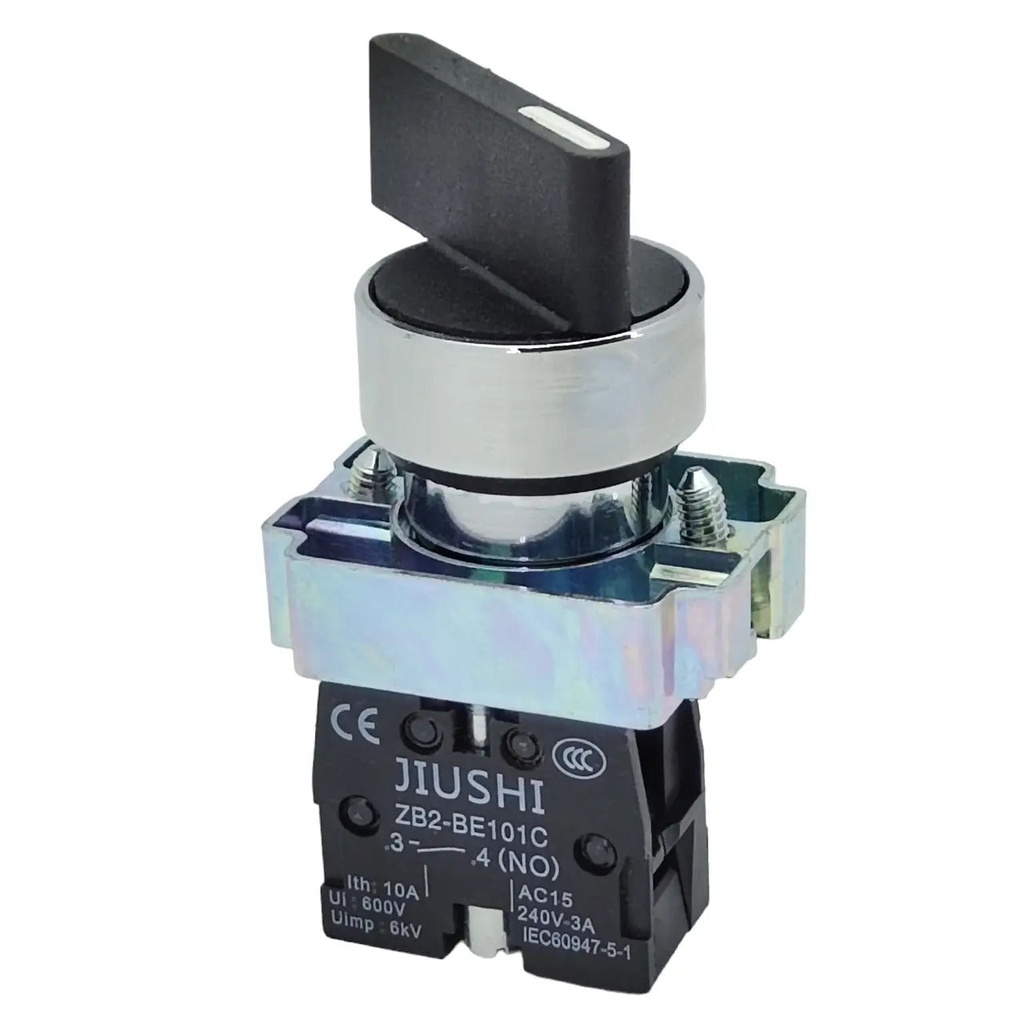 22mm Selector Switch 2 Position NO Normally Open OFF ON Latching