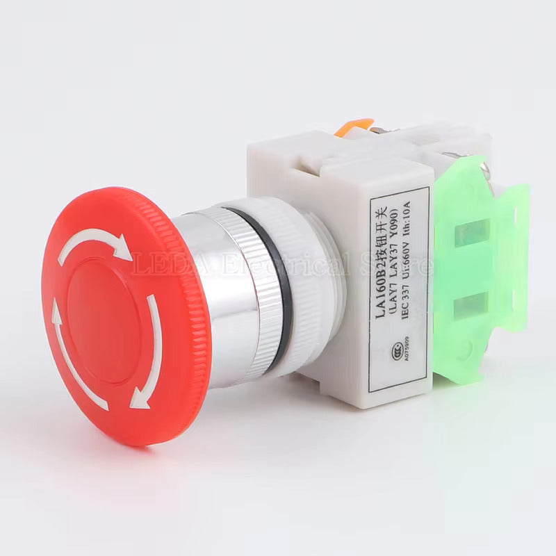 Emergency Stop Push Button 22mm Red