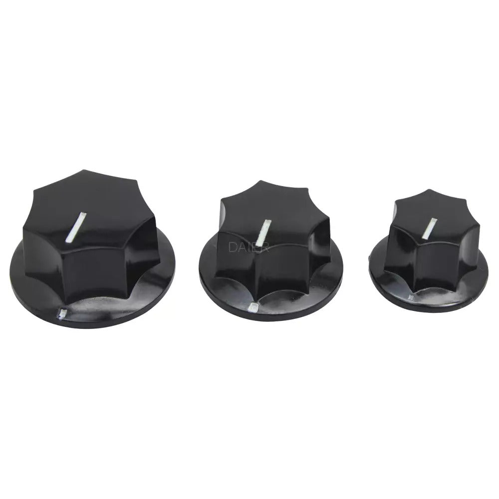 Bakelite Knob with 6.35mm Shaft Hole Diameter 23.8mm