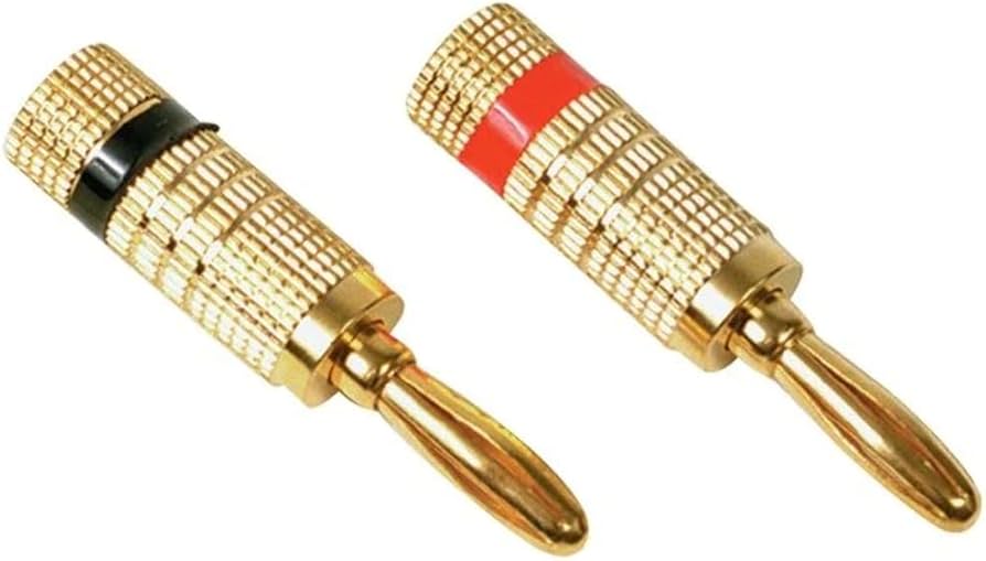 Banana Connector Male Plug 4mm black color