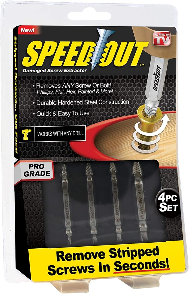 Pro-Grade Damaged Screw & Bolt Removal Kit