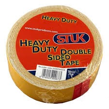 Double-sided Heavy Duty Cloth Tape, Beige, 48mm/25m