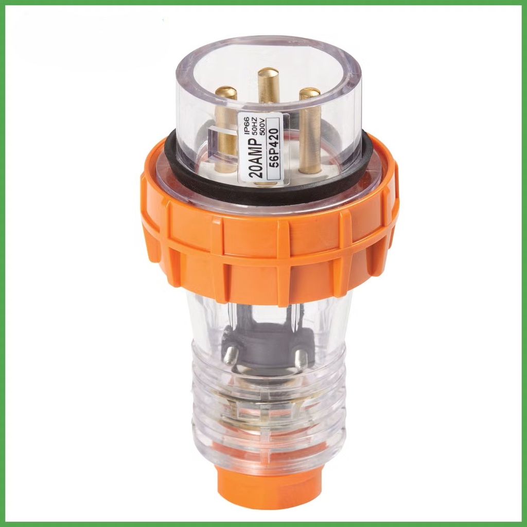 Industrial waterproof Socket 20A 4Pin - Female 56PA420