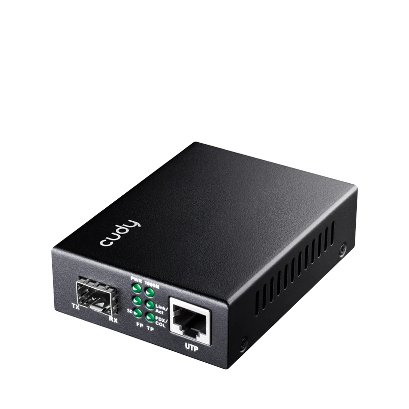 Cudy 10/100/1000M Gigabit PoE+ Media Converter