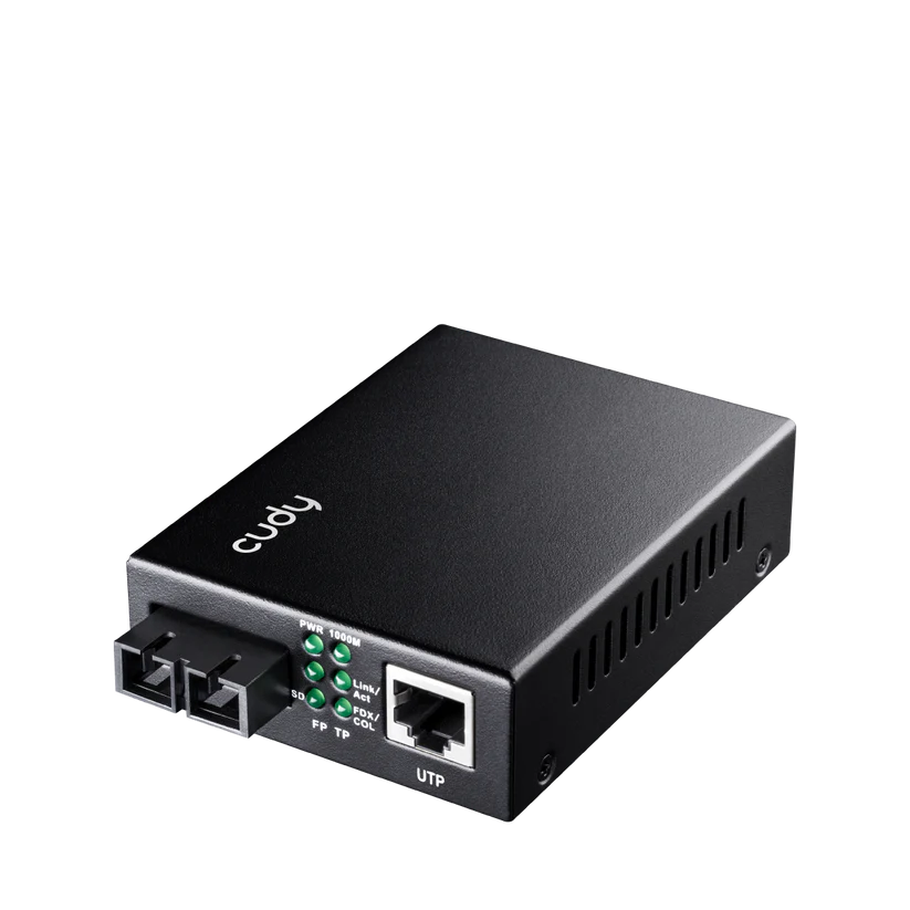 Cudy 10/100/1000M Gigabit PoE+ Media Converter