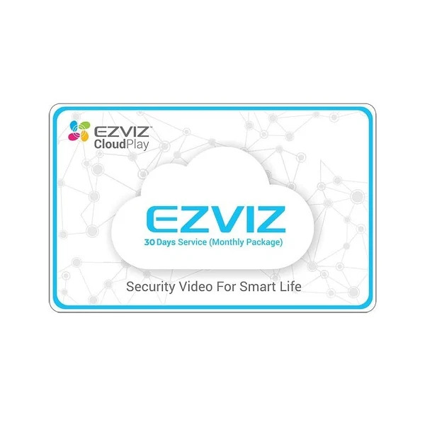 EZVIZ SGP 30-day CloudCard 1 year(physical)
