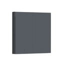 AQARA Smart Home Wall Switch H1, No Neutral, Double Rocker, Grey