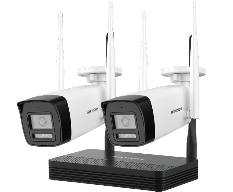 Hikvision 4MP H.265 TWO bullet WiFi NVS Kit