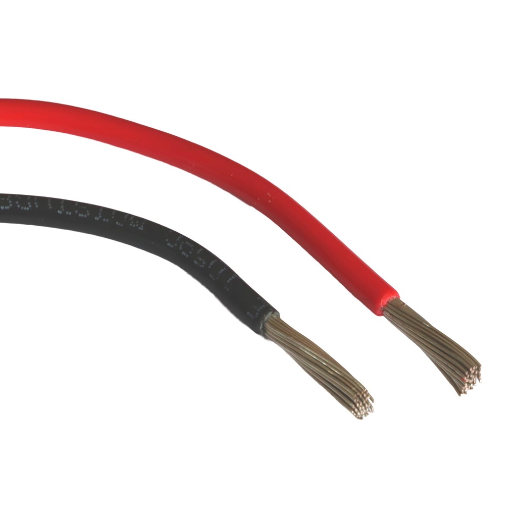 Tin Qoated Electrical Wire Cable Single Core 2mm - Red - 200m
